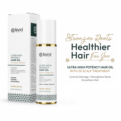 Hair Oil for Scalp & Growth - Damage Control & Smooth Hair