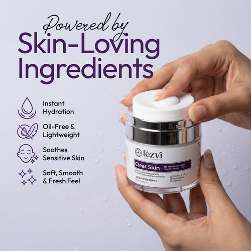 Oil-Free Moisturizer for Face - Ultra-Light Care for Men & Women