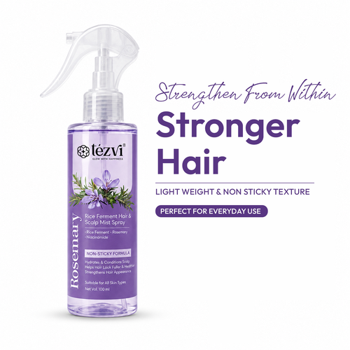Rosemary Water Hair Spray with Rice Ferment | Hair Mist Spray