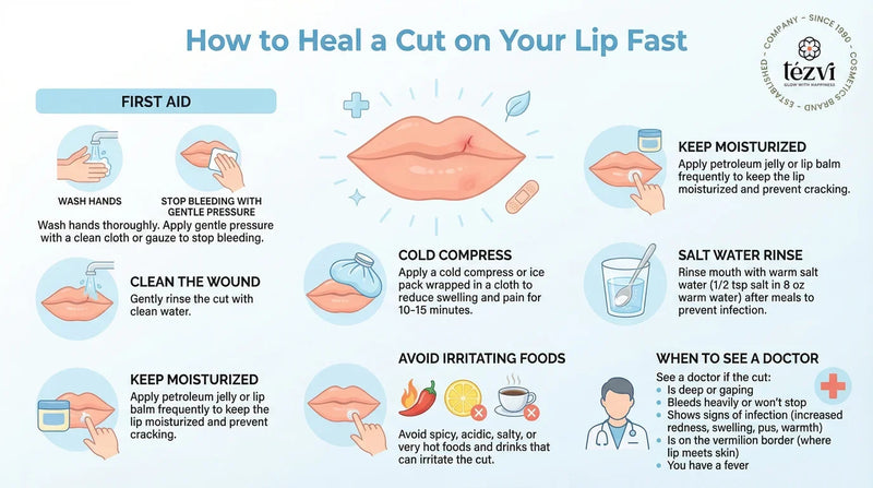 How to Heal a Cut on Your Lip Fast - Home Remedies and Care Tips