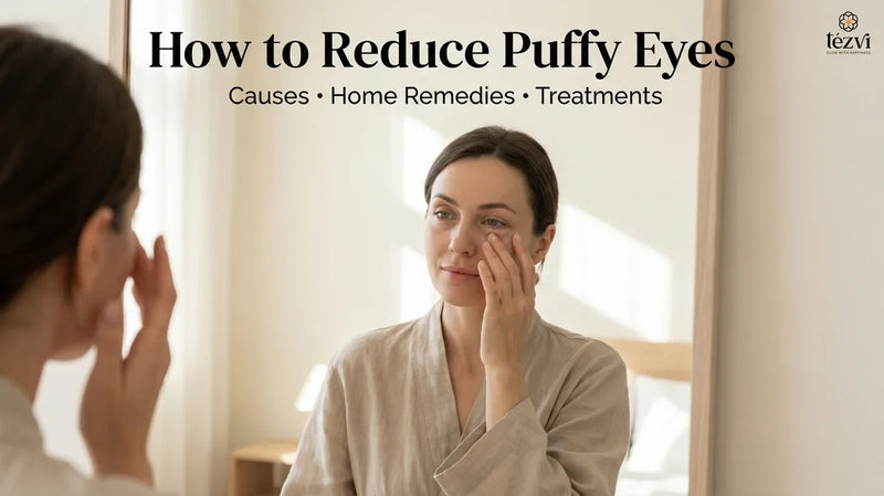 How to Reduce Puffy Eyes - Causes, Home Remedies, and Treatments