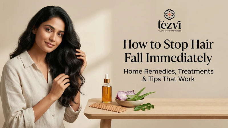 How to Stop Hair Fall Immediately - Home Remedies and Tips That Work