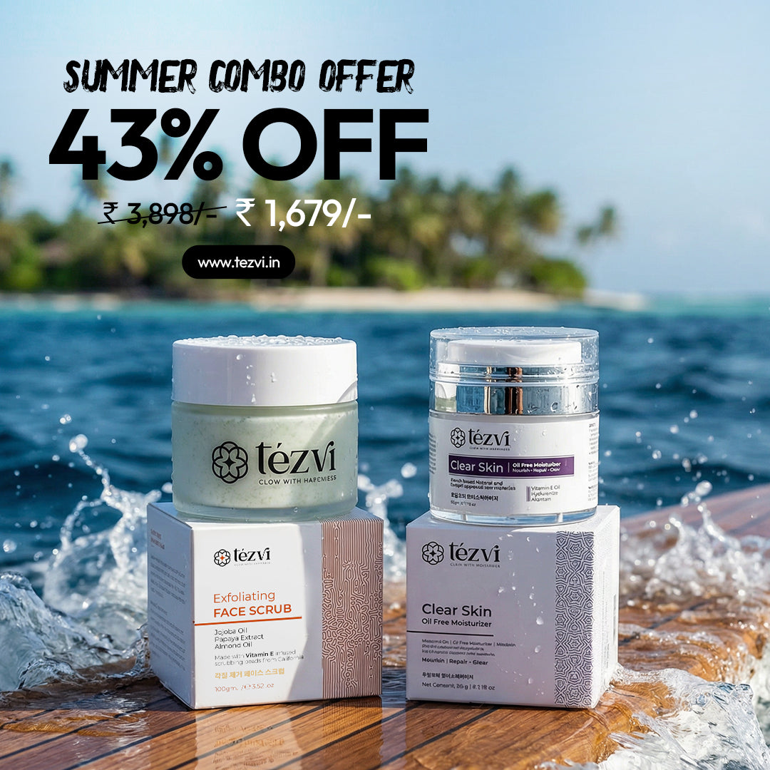 Face Scrub + Moisturizer Main image