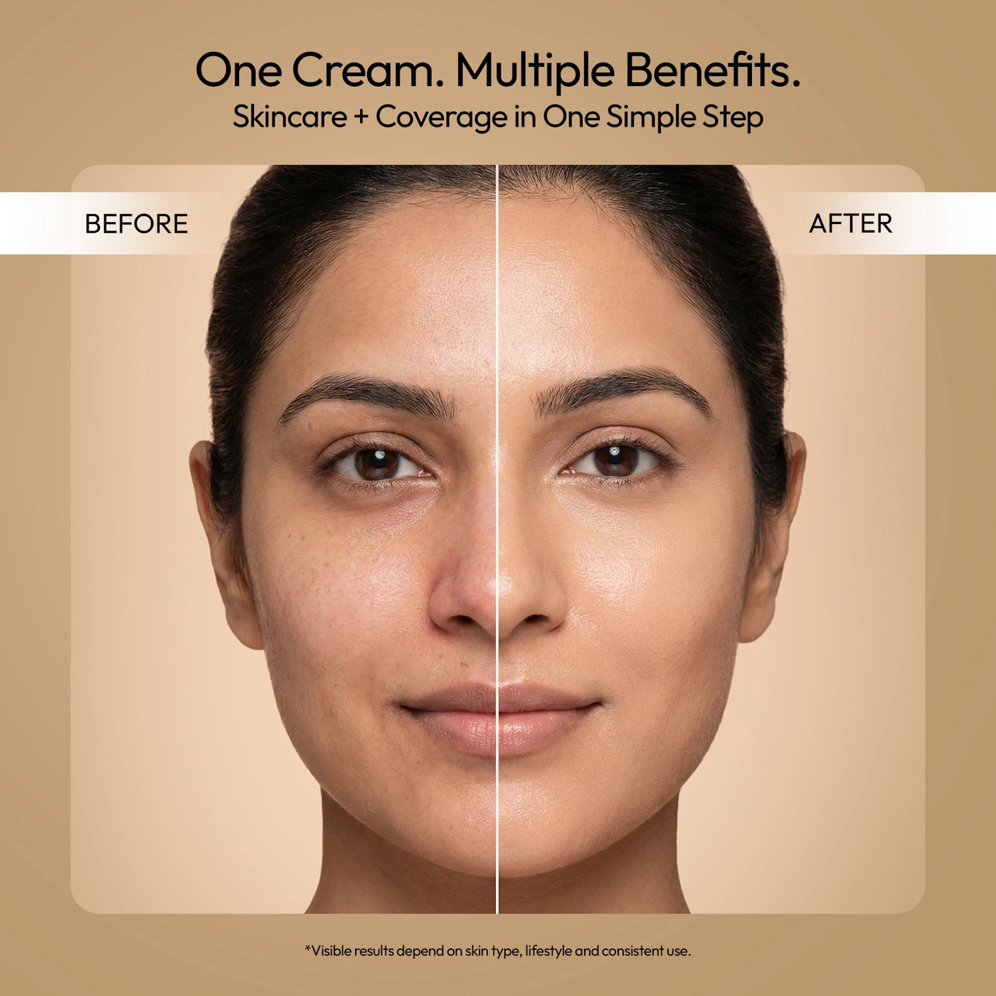 BB Cream for Oily Skin - Papaya, Beeswax Care for Men & Women Secondary image