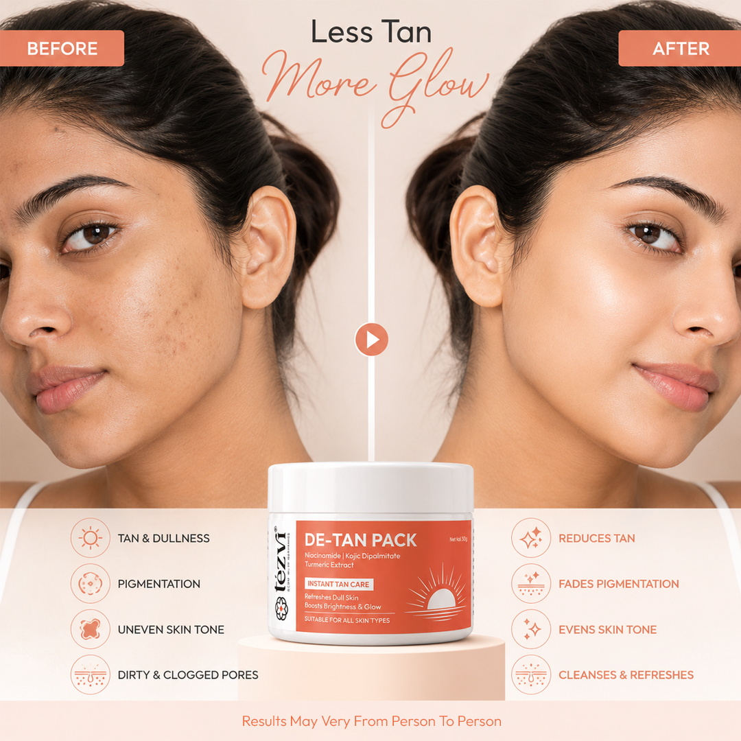 De-Tan Pack with Kojic Dipalmitate for Tan & Dullness