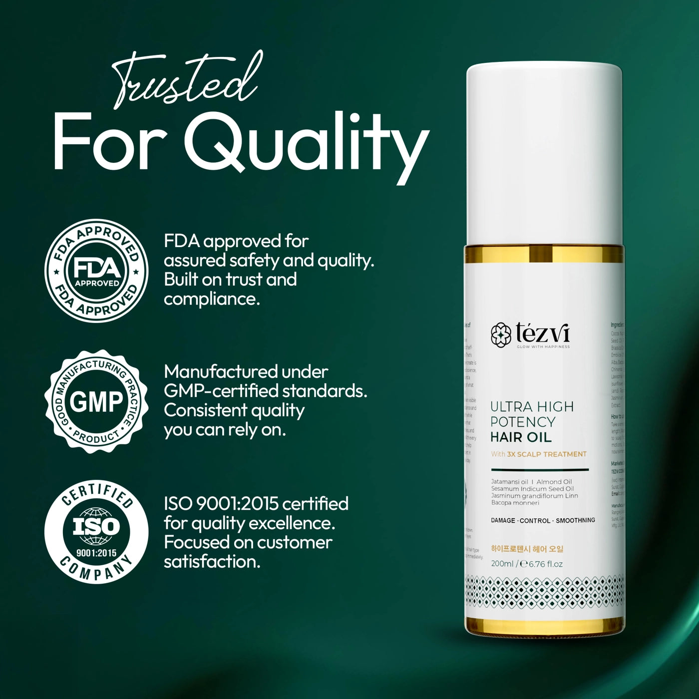 Hair Oil for Scalp Damage Control