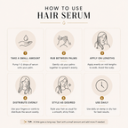 Hair Serum for Frizz-Free Shine with Sweet Almond Oil