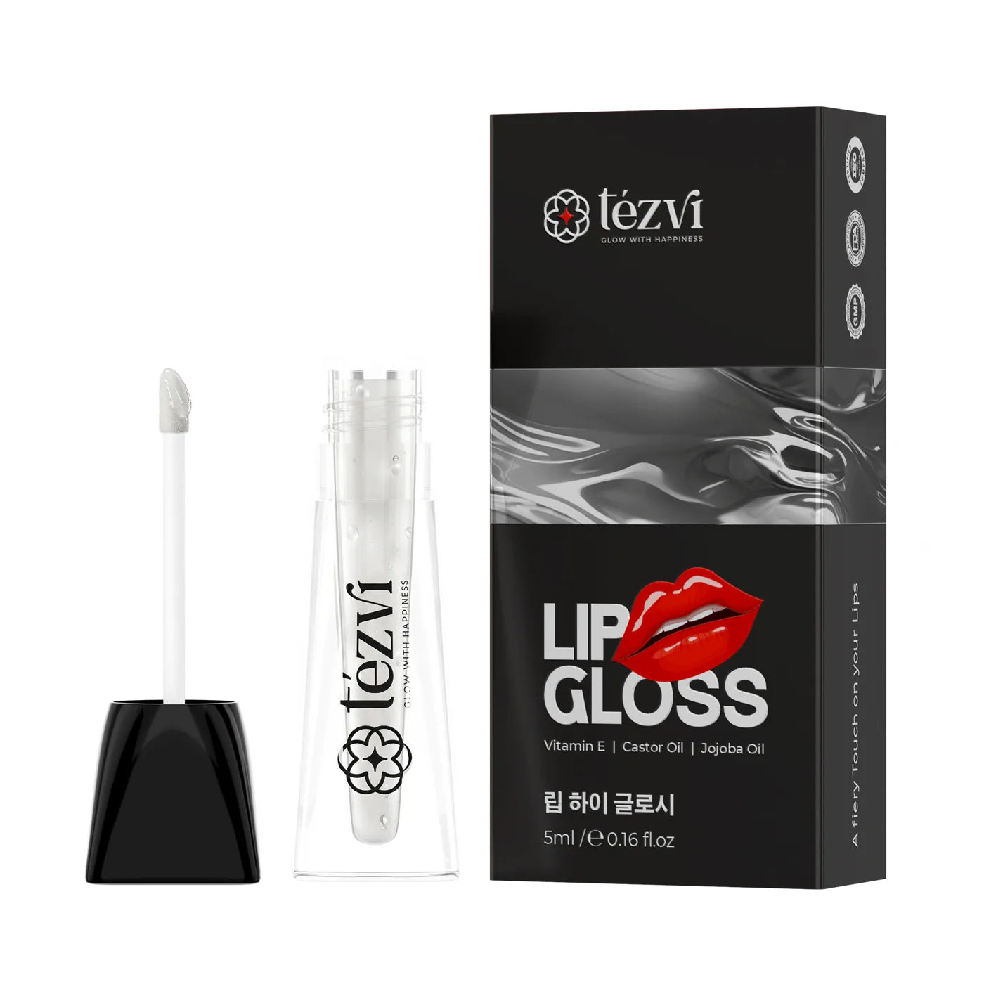 High-Shine Lip Gloss with Vitamin E Nourishes