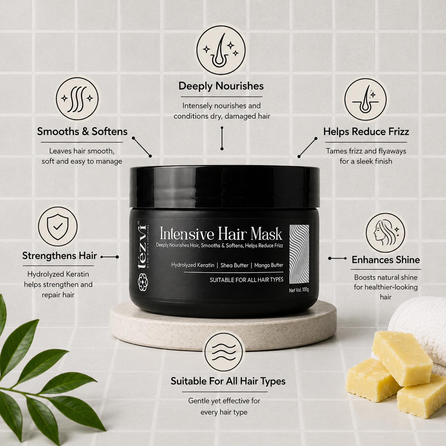 Intensive Hair Mask | Keratin Hair Mask for Dry