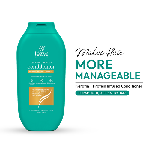 Keratin & Protein Conditioner | Frizz Control for Smooth, Silky Hair