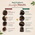 Keratin & Protein Conditioner | Frizz Control for Smooth, Silky Hair