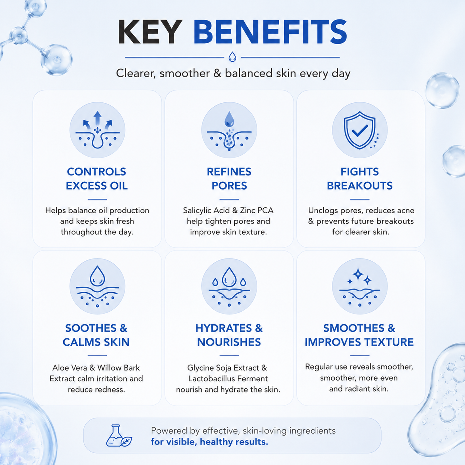 Salicylic Acid Toner for Oily Skin | Oil Control + Pore Refining