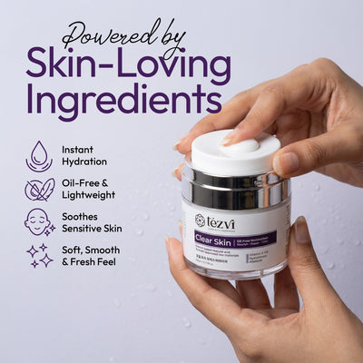 Oil-Free Moisturizer for Face - Ultra-Light Care for Men & Women