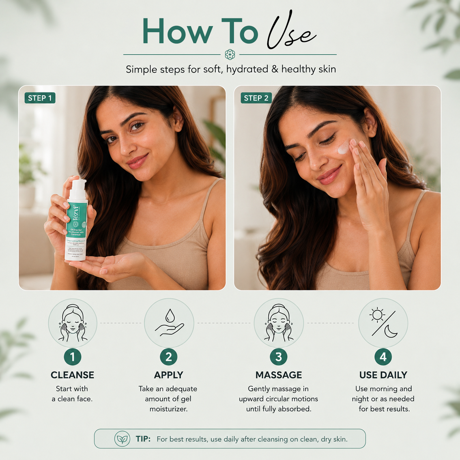 Oil Free Gel Moisturizer How To Use
