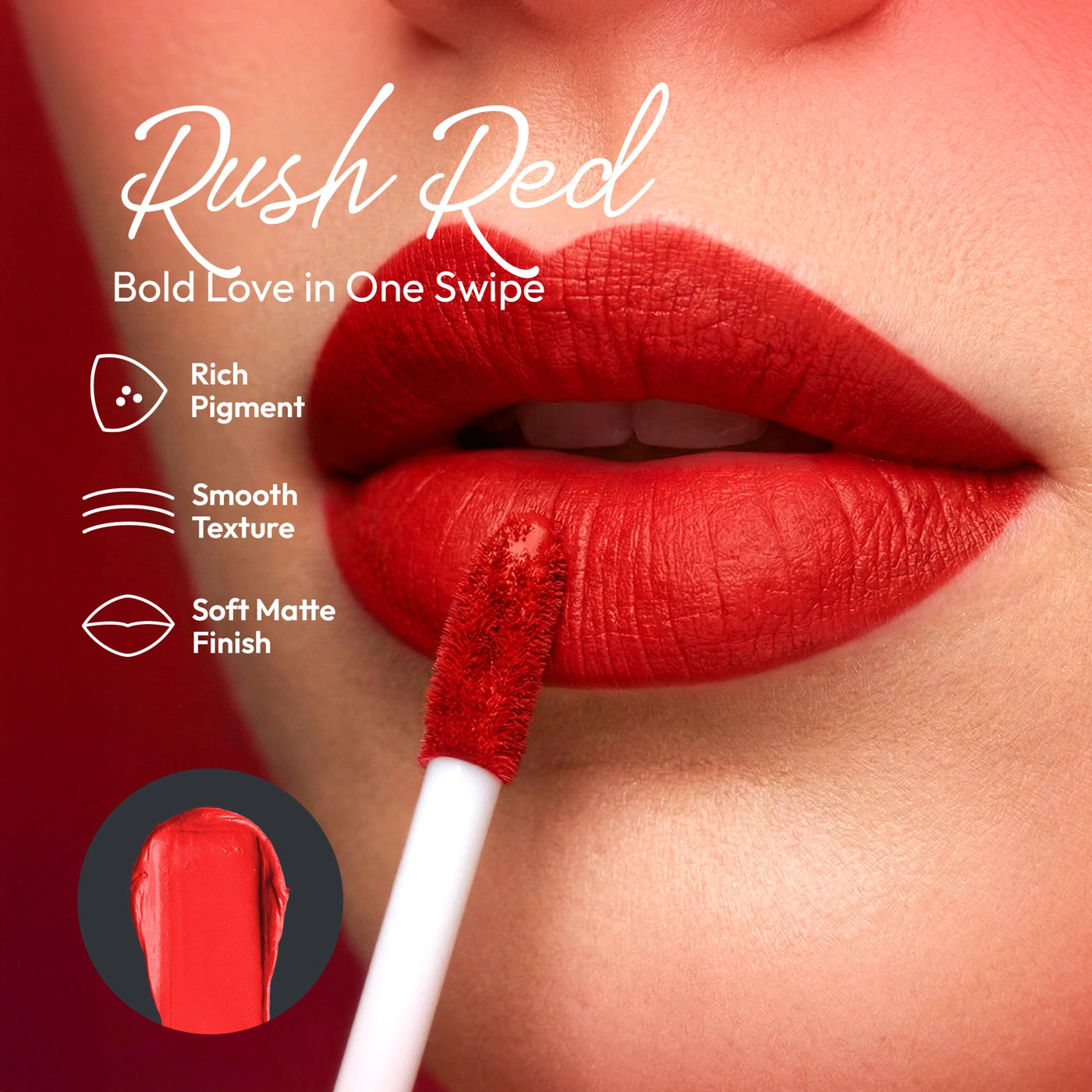 Red Matte Liquid Lipstick