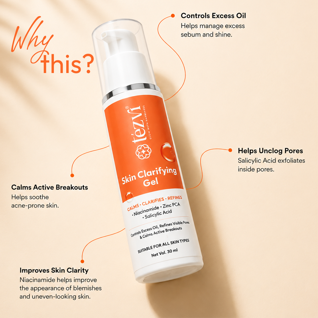 Skin Clarifying Gel with Niacinamide for Oil Control & Pores