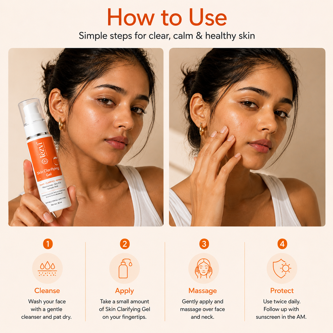 Skin Clarifying Gel with Niacinamide for Oil Control & Pores