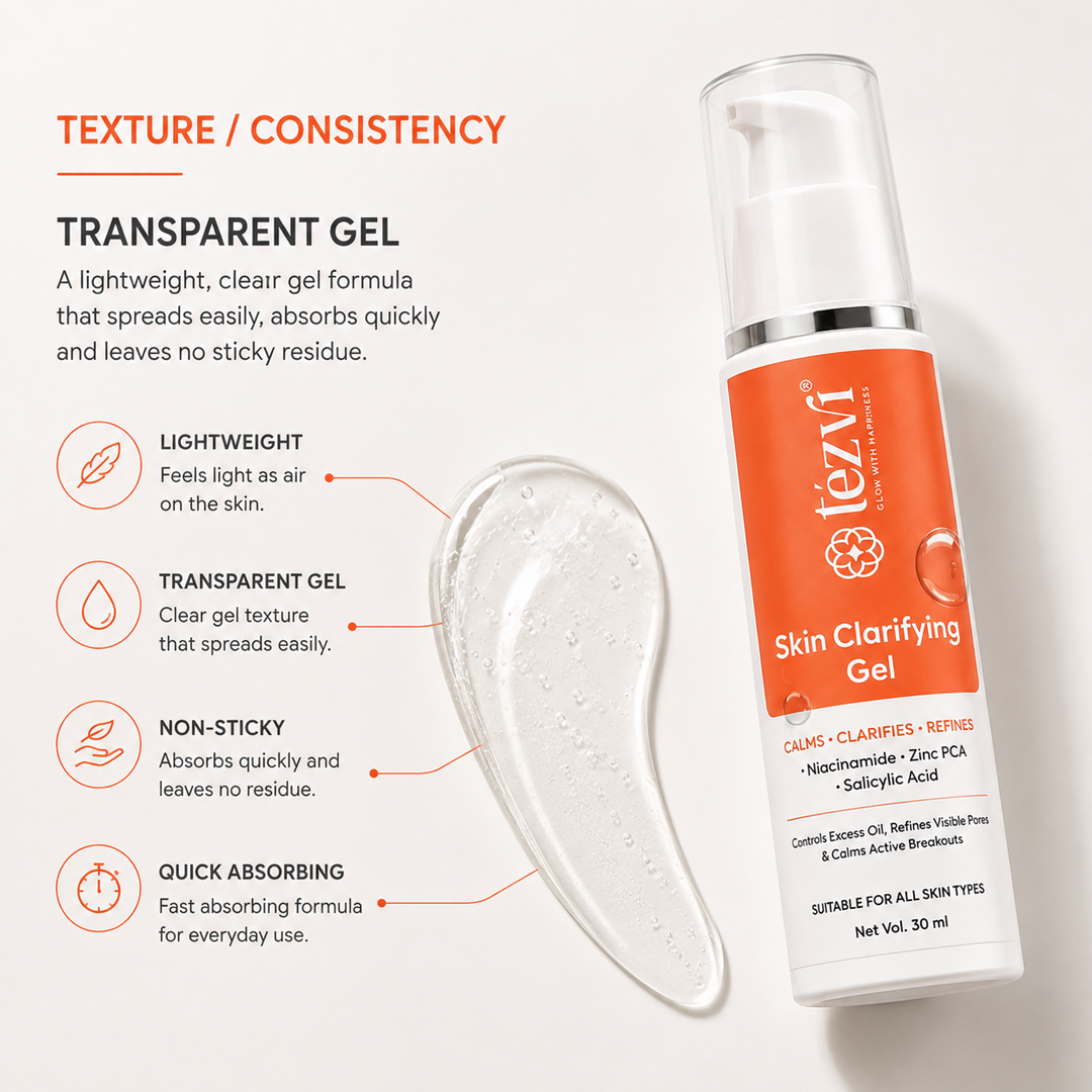 Skin Clarifying Gel with Niacinamide for Oil Control & Pores