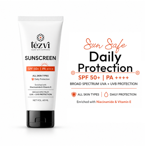 Sunscreen SPF 50 for Face | Broad Spectrum UVA UVB | All Skin Types