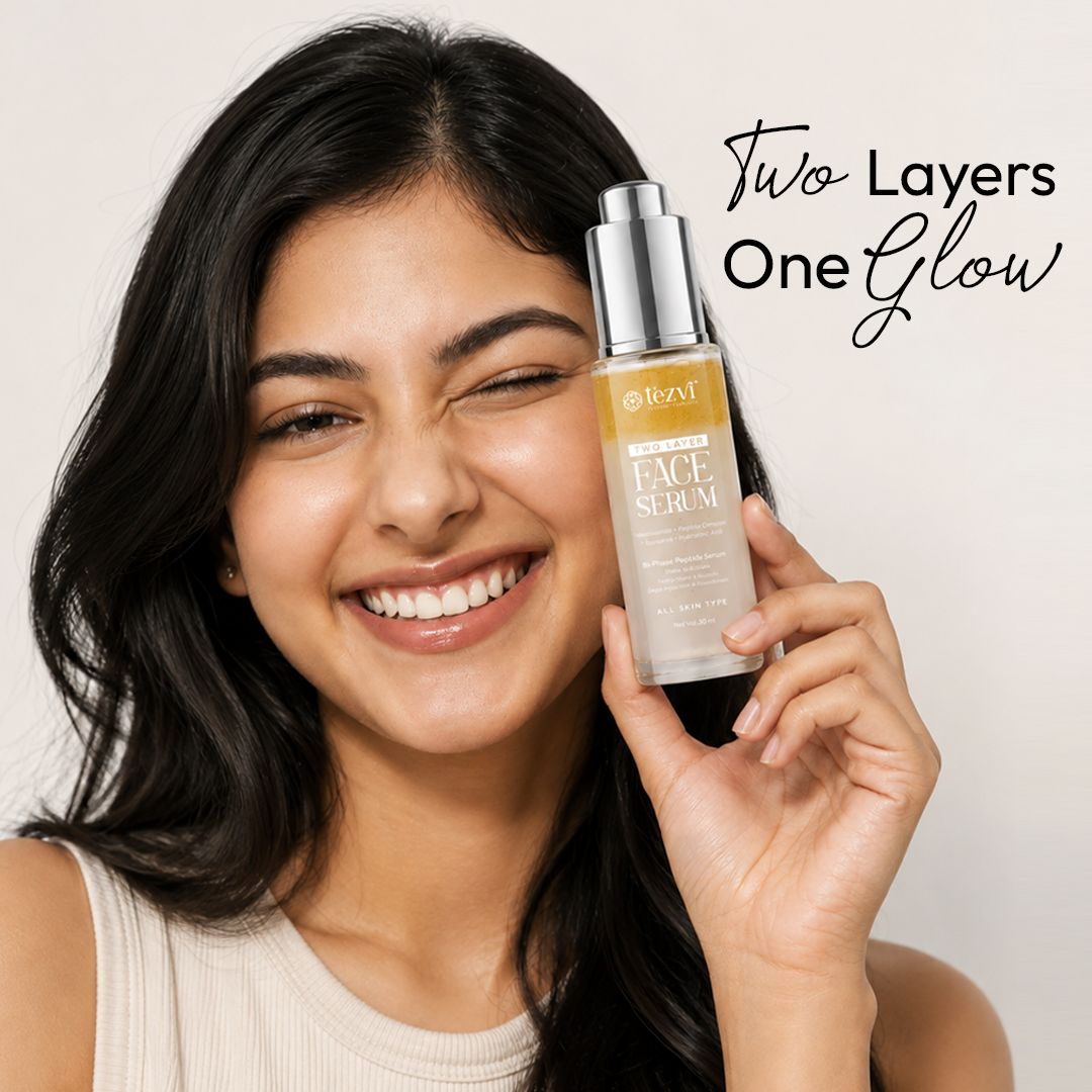 Two Layer Face Serum with Niacinamide & Peptides