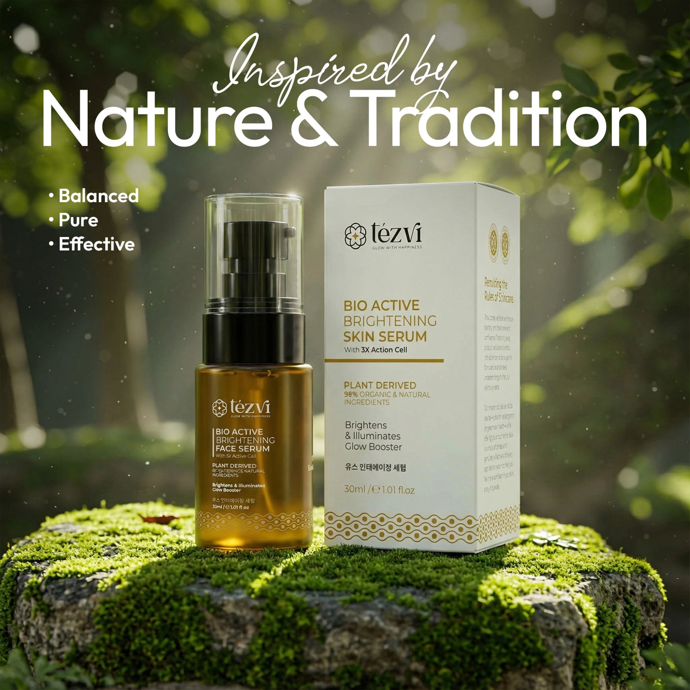 Vitamin C Face Serum for Glowing Skin - 3X Nano, 98% Plant Derived Secondary image