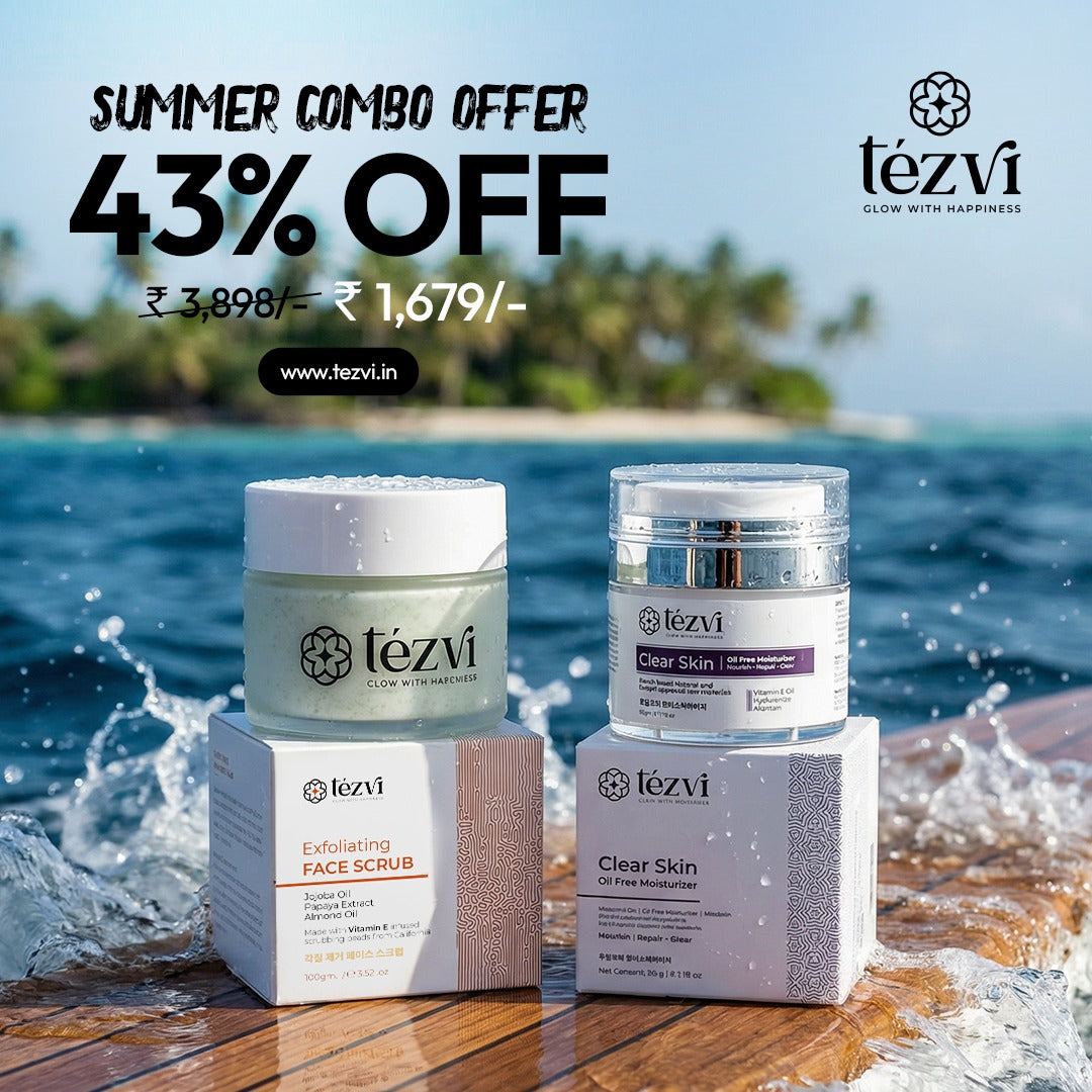 Face Scrub + Moisturizer Main image